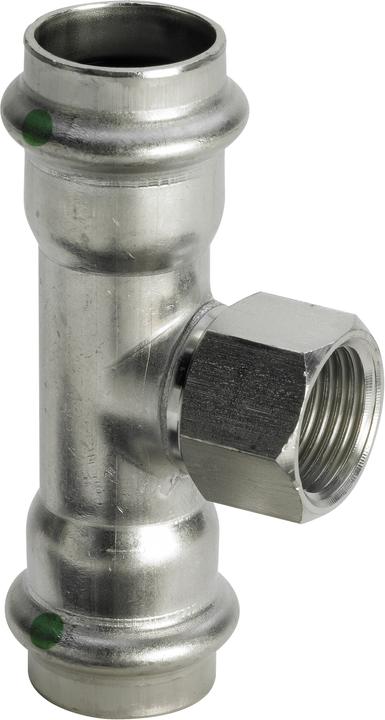 Produktbild Viega 2317.2 – Te Sanpress 2317.2 Durchmesser 28 x 1/2 x 28 Edelstahl (Pressverbindung)