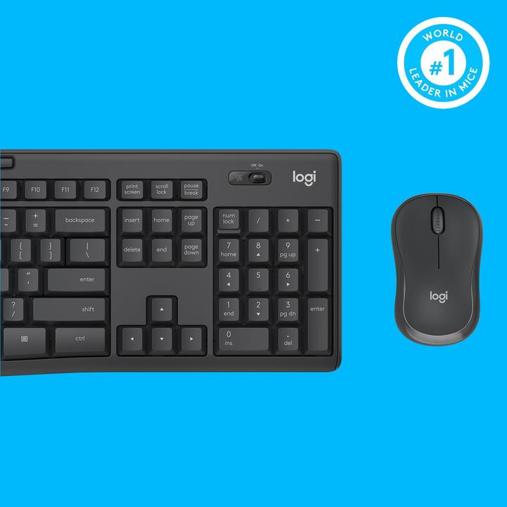 Immagine prodotto Logitech MK295 Silent (Ing. Int., Senza fili)