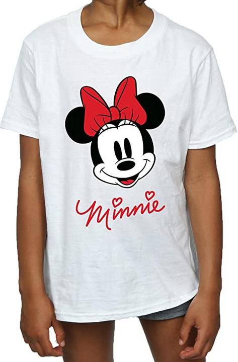 Immagine prodotto Disney T-shirt in cotone per bambine con visiera di Minnie Mouse (140, 146)