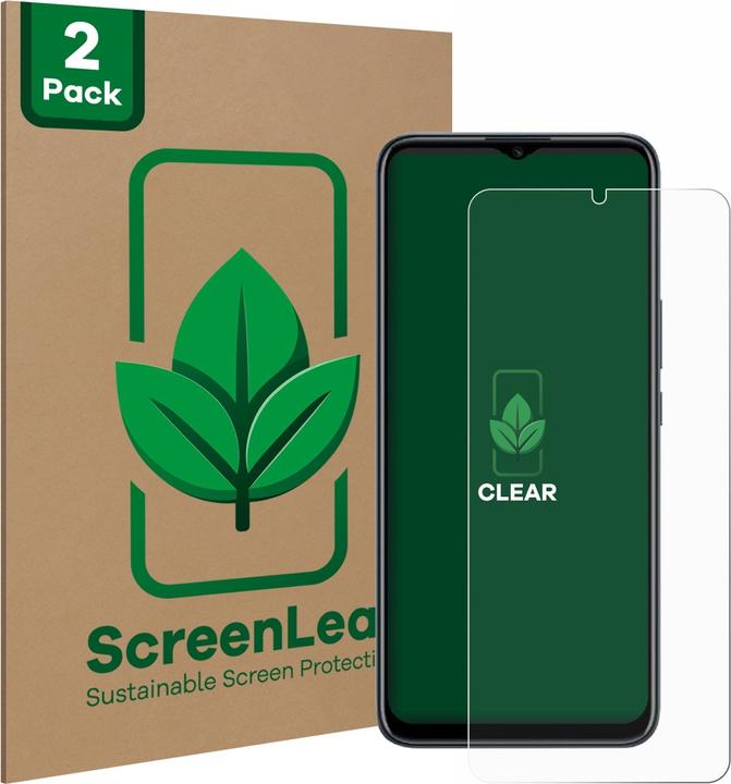 Immagine prodotto ScreenLeaf Pellicola protettiva sostenibile Pellicola protettiva dello schermo chiara trasparente (2 Pezzo/i, Wiko T10)