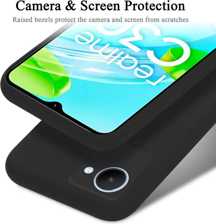 Produktbild Cadorabo TPU Liquid Silicone Case Hülle für Realme C30 / Narzo 50i PRIME (Realme Narzo 50i Prime, Nokia C30)