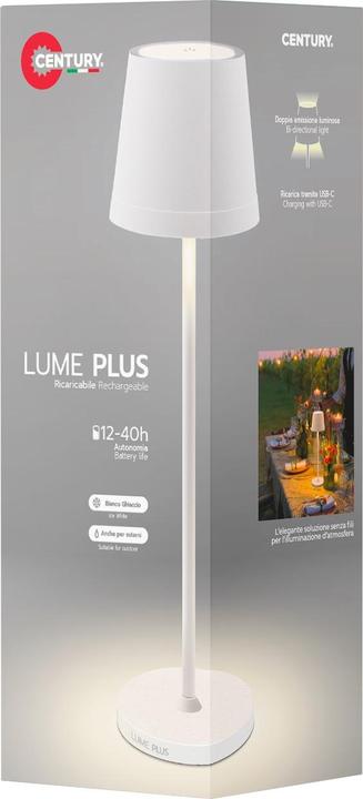 Actual product image Century LED decorative lamp LUME Plus white 2.2W 2700K Dimm. (190 lm)