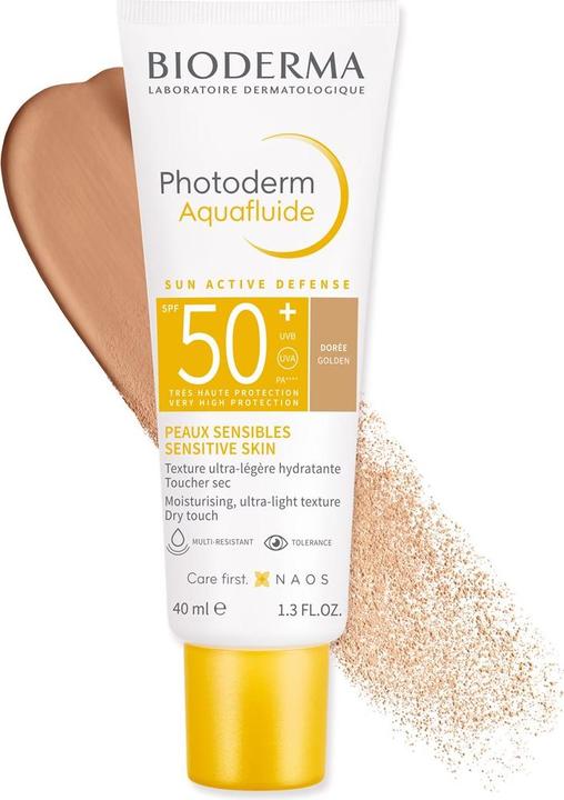 Produktbild Bioderma Photoderm Aquafluide SPF50+ doré (Sonnencreme Gesicht, SPF 50, 40 ml)