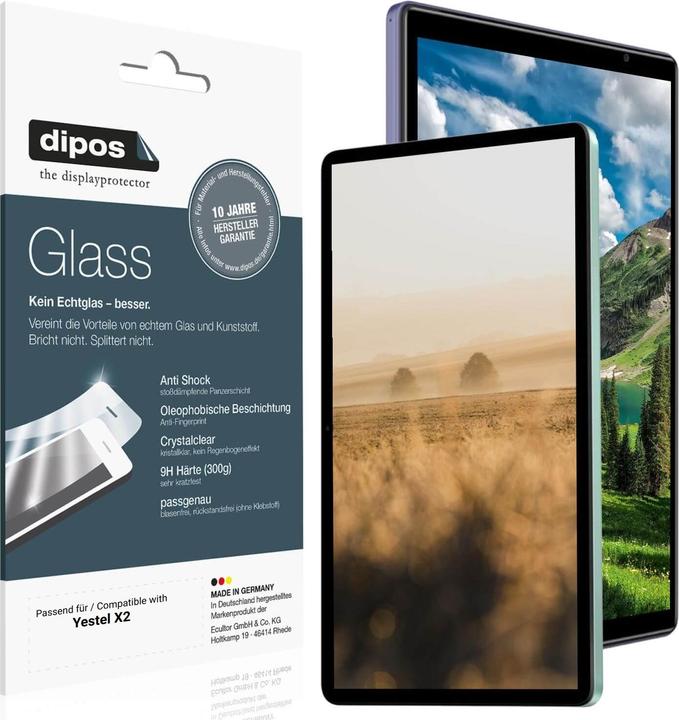 Actual product image Dipos Anti-Shock Screen Protector Clear (1 Piece, X2)