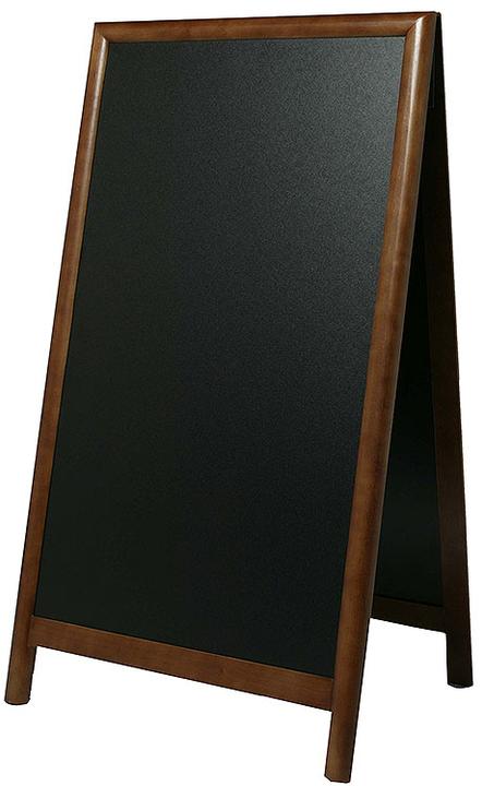 Actual product image Contacto Double panel, dark brown, surface:
