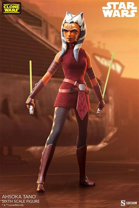 Image du produit Sideshow Star Wars The Clone Wars figurine 1/6 Ahsoka Tano 27 cm
