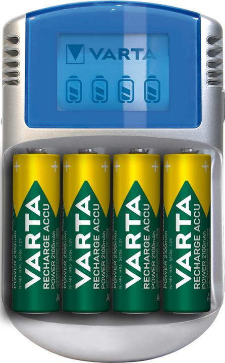 Varta LCD Charger (1 pcs., AAA, AA, 2600 mAh, Chargers without battery)