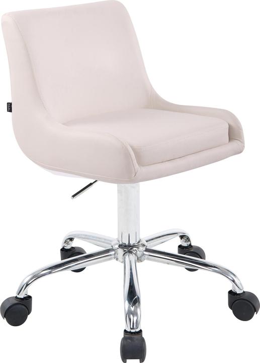 Image du produit CLP Tabouret de travail Club similicuir, blanc