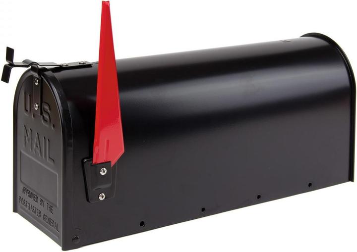 Immagine prodotto Dema Alu American Mailbox Postkasten US Briefkasten mech. Postmelder Retro Schwarz