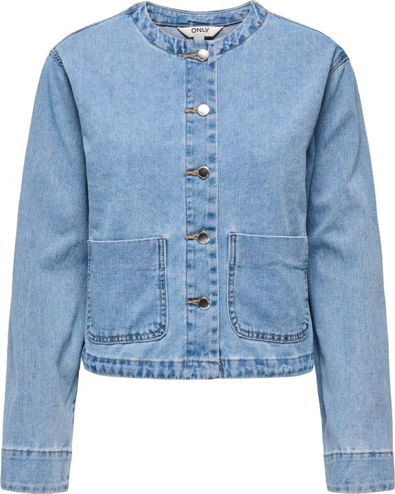 Only Rundhals Jeansjacke Jeansjacke