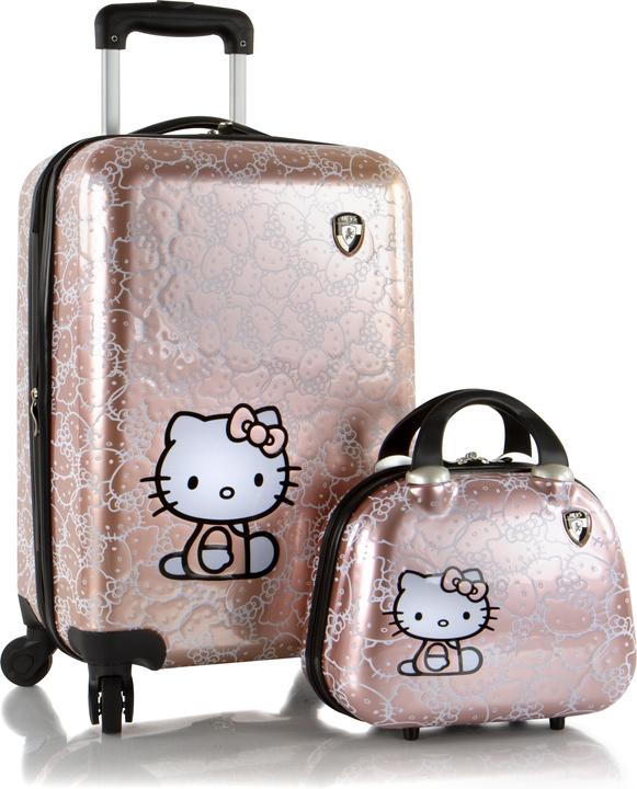 Produktbild Heys Hello Kitty -lasten matkalaukkusetti, ruusukulta (Handgepäck (bis 50l))