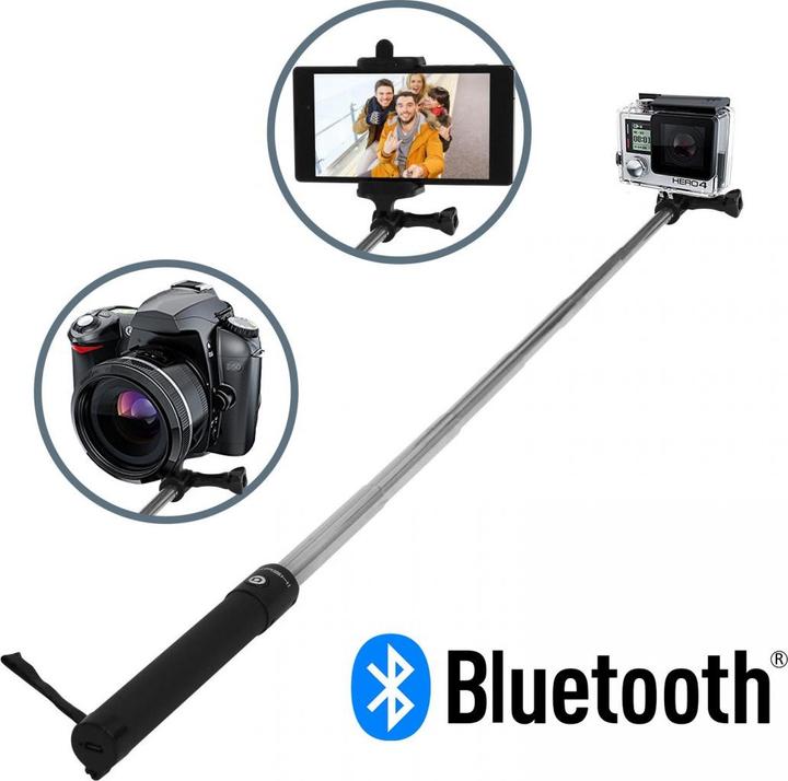Produktbild Akashi Ausziehbare Selfie-Stange 18 bis 80cm + Auslöser