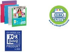 Actual product image Elba Presentation ring binder POLYVISION, 20 mm, clear PP, DIN A4, 4-ring tear mechanism, spine width: (A4, 20 mm, 1 Piece)