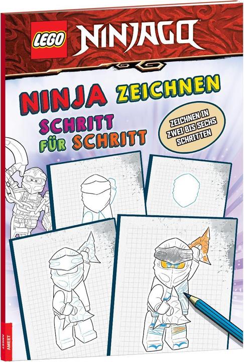 Lego Ninjago – Ninja zeichnen Schritt für Schritt
