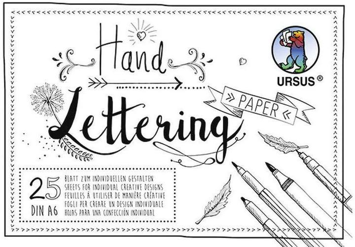 Produktbild Ursus Handlettering Papier (A6)
