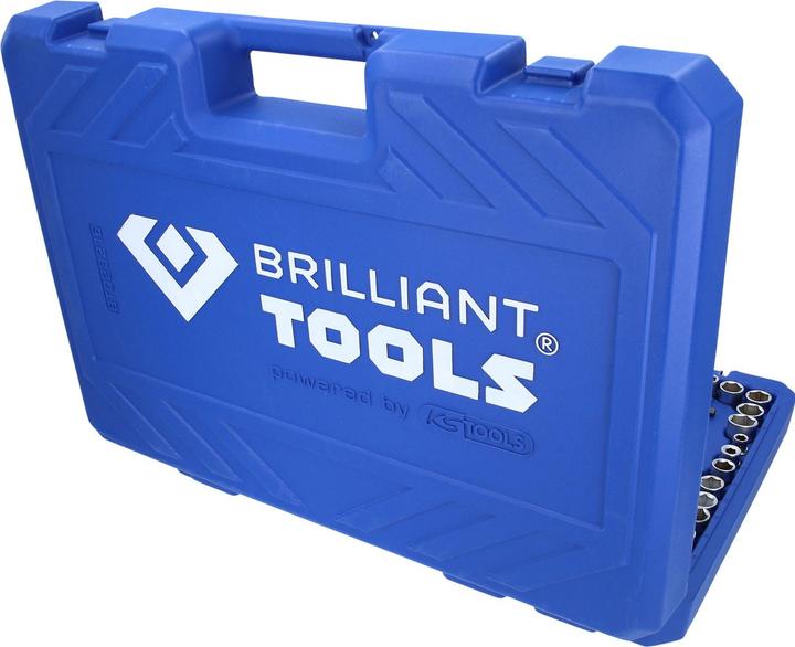 Actual product image Brilliant Tools Socket wrench set, 216 pcs., 1/4, 3/8, 1/2 (3/8", 1/2", 1/4")