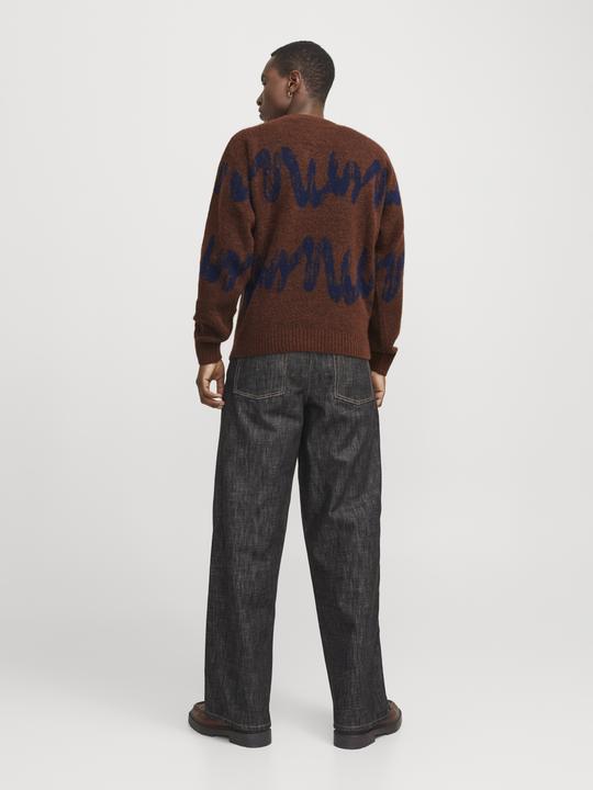 Produktbild Jack & Jones Jorollie Knit Crew Neck Styd Aw24 (L)