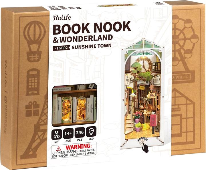 Actual product image Robotime Sunshine Town