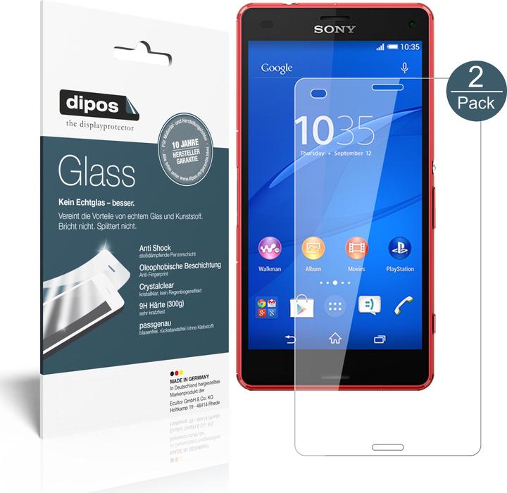Actual product image Dipos Screen Protector Anti-Shock (1 Piece, Sony Xperia Z3 Compact)