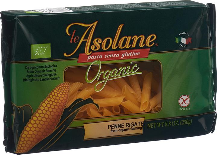 Le Asolane Pâtes de maïs Penne sans gluten (250 g)