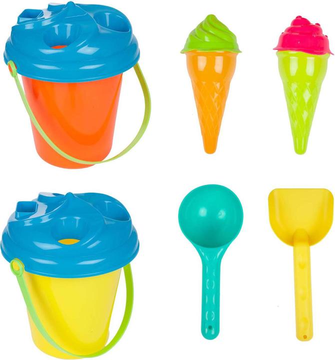 Image du produit Toi-Toys Play Out Beach Set Eimer und Eisformen, 8-tlg.