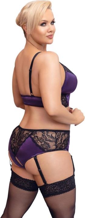 Produktbild Cottelli Collection BH Set lila/schwarz 4XL (4XL)