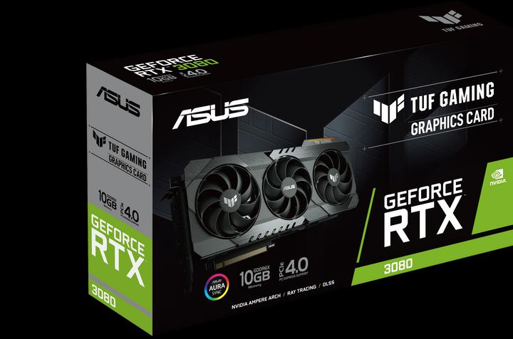 Actual product image ASUS GeForce TUF RTX 3080 10G Gaming (10 GB)
