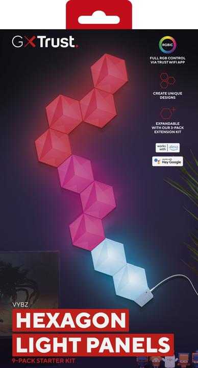 Produktbild Trust Gxt902 Vybz RGB Hexagon Light (RGB)