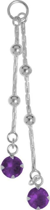 Produktbild Bijouteria Bauchpiercing-Anhänger (Silber 925, Kristall)