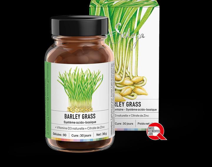 Actual product image Sekoya Barley Grass | Acid-base balance (90 Piece, Capsules)