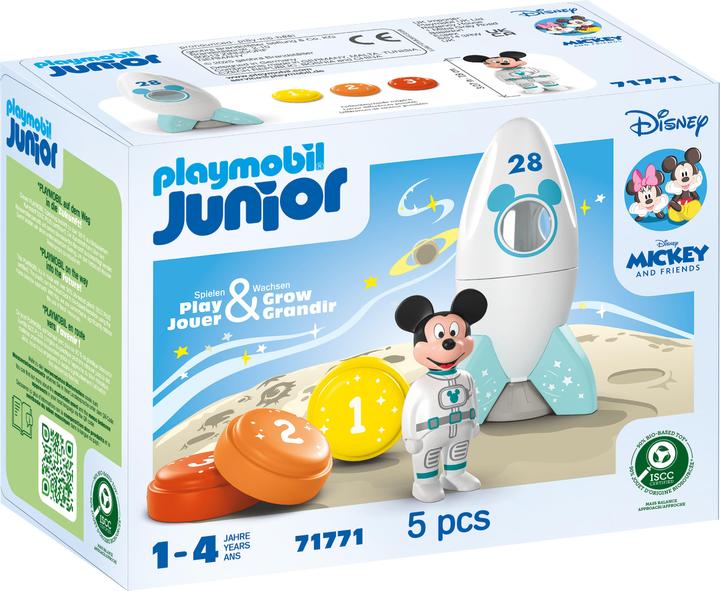 Actual product image Playmobil Disney: Mickey Mouse's rocket & space adventures (71771, Playmobil Junior)