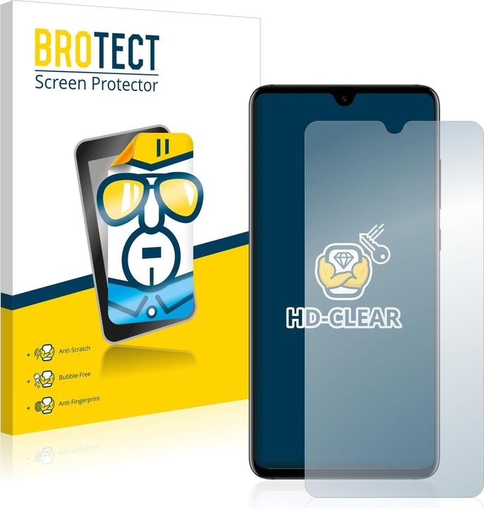 Actual product image BROTECT Screen Protector Clear (2 Piece, Mate 20)