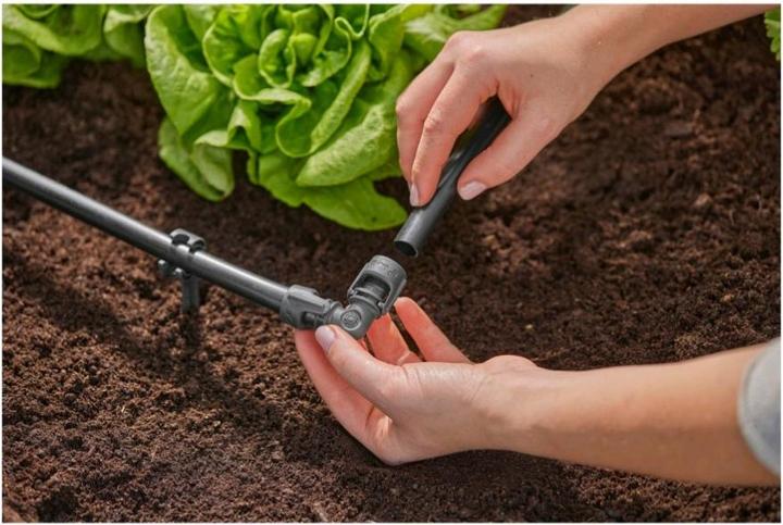 Produktbild Gardena Micro-Drip-System L-Stück (Tropfbewässerung Verbinder + Abzweiger)