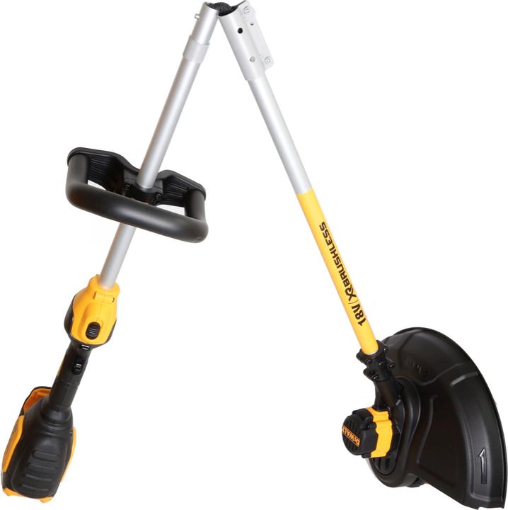 Actual product image DeWalt DCM 561 PBS 18 V Brushless Li-Ion Cordless String Trimmer with Split Shaft + 2 x Batteries (Trim line)