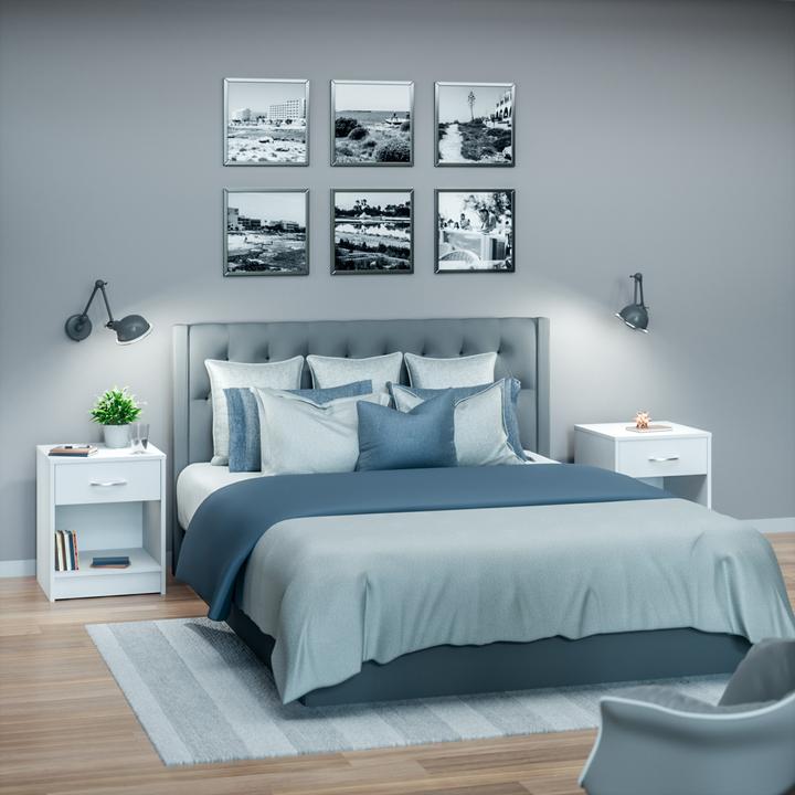 Actual product image Casaria Nachttisch (50 x 40 x 35 cm)