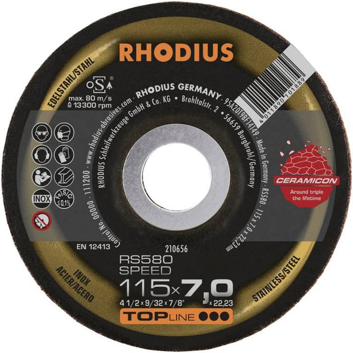 Produktbild Rhodius RS580 SPEED Schruppscheibe