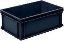 Actual product image Utz Stacking container RAKO ESD 600 x 400 x 220 Black
