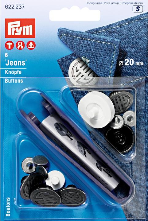 Actual product image Prym Jeans button Artdeco