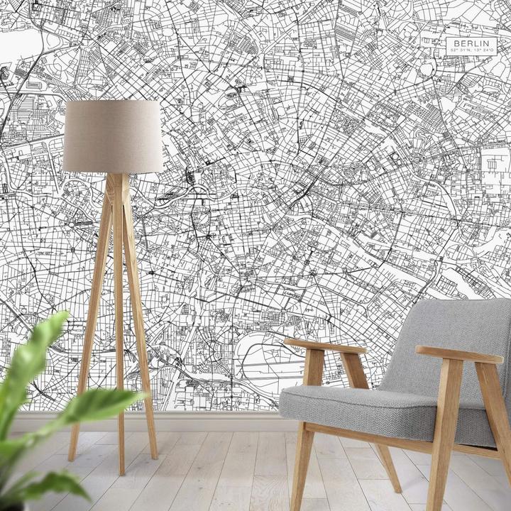 Immagine prodotto Trenddeko Mappa della città di Berlino (192 x 260 cm)