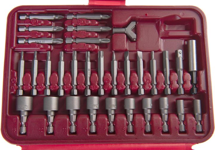 Actual product image Kraftwerk Universal bit box (Hexagon socket TX M10, Hexagon socket TX M15, Hexagon socket TX M20, Hexagon socket TX M30, Cross Phillips PH M1, Cross Phillips PH M2, Hexagon socket TX M8, Hexagon socket TX M25, Hexagon socket TX M27, Hexagon socket TX M40, Cross Pozidriv PZ M1, Cross Pozidriv PZ M2, Cross Phillips PH M3)