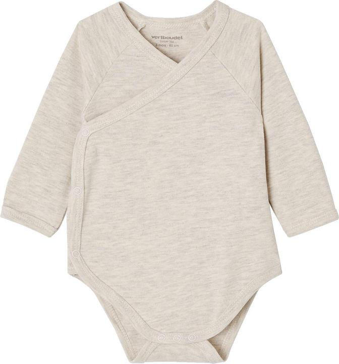 Image du produit Vertbaudet Bio-Kollektion: 3er-Pack Baby Langarmbodys, Blumen (68)