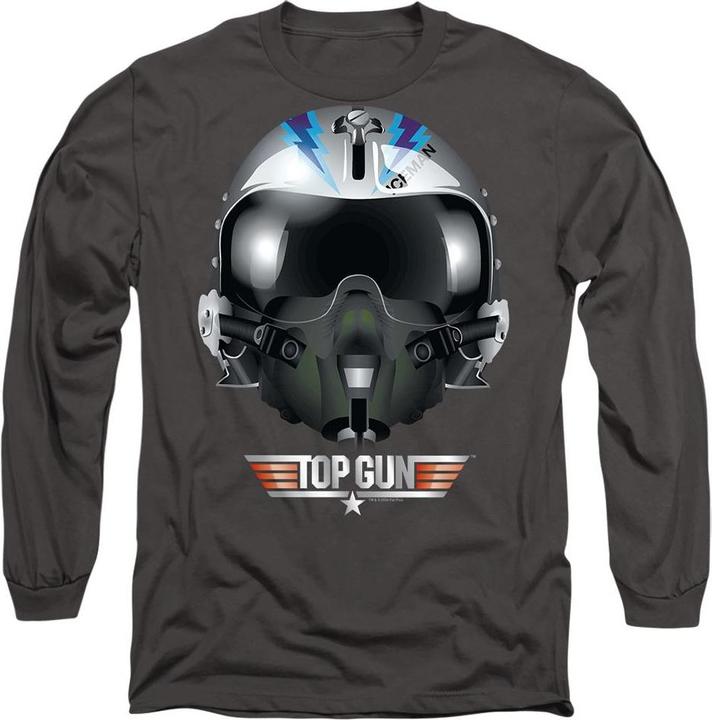 Actual product image Top Gun Unisex Adult Iceman Helmet T-Shirt (XL)