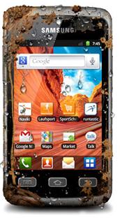 Actual product image Samsung S5690 Galaxy Xcover (0.15 GB, 3.65", 3 Mpx, 3G)