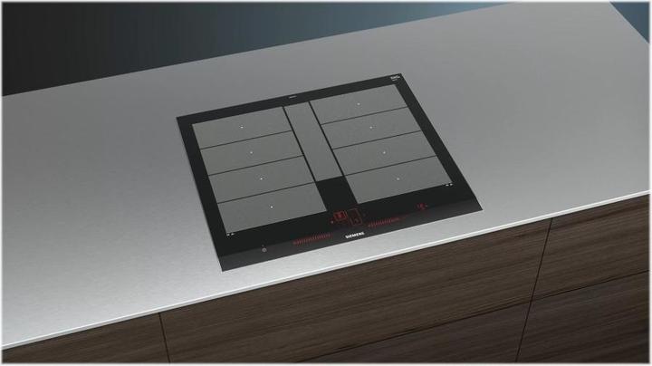 Actual product image Siemens EX675LYC1E Cooktop, stainless steel Integrated zone induction hob 4 zone(s)