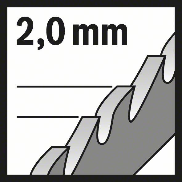 Produktbild Bosch Professional Zubehör Stichsägeblatt T 121 BF Speed for Metal, 5er-Pack, Bleche