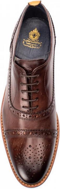 Immagine prodotto Base London Scarpe Brogue Lavato Pelle Uomo (45)