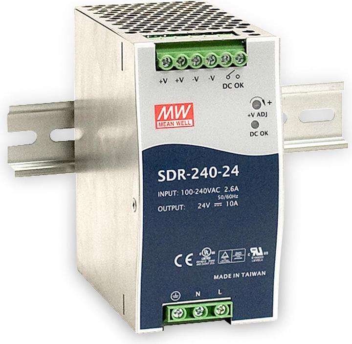 Actual product image MeanWell Mean Well DIN Rail Power Supply