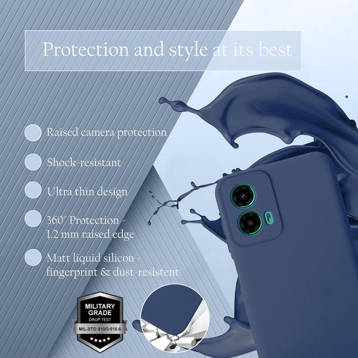 Immagine prodotto Cadorabo Custodia per Motorola Moto G45 TPU Liquid Silicone Case (Motorola Moto C)
