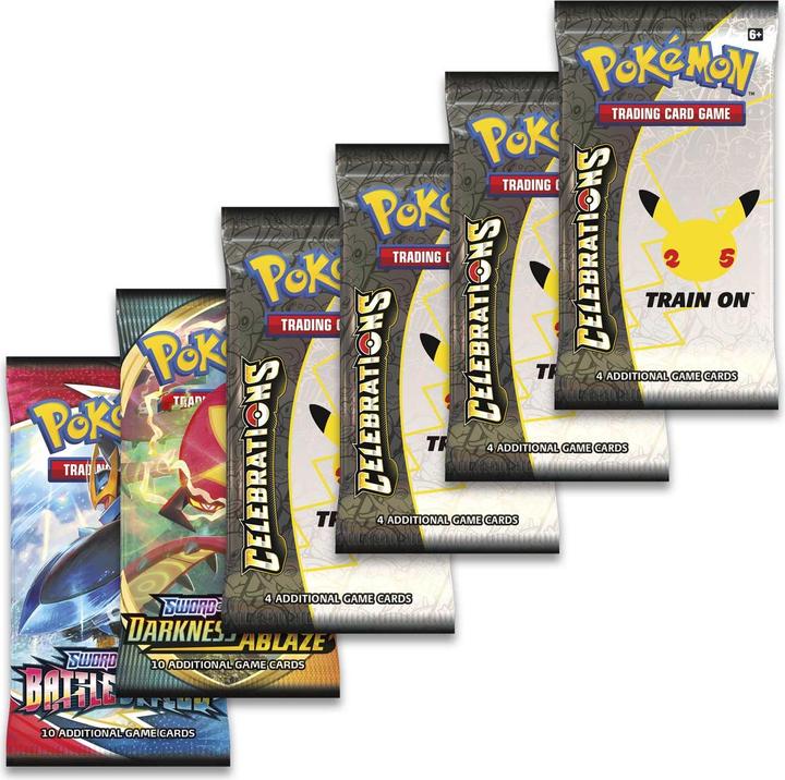Immagine prodotto Pokémon 25th Anniversary Celebrations V Big Tin Bundle - EN (Inglese, Stagno)