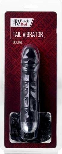 Image du produit Toyfa xSchwarz & Rot, Vibrator, 6 Vibrationsmodi, Silikon, schwarz, 16 cm, O 3,5 cm